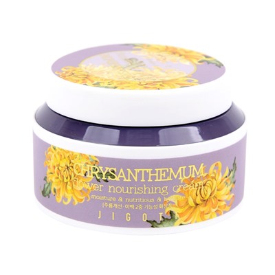 JIGOTT CHRYSANTHEMUM FLOWER NOURISHING CREAM Питательный крем для лица с экстрактом хризантемы 100мл