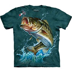 Футболка с принтом Рыба | The Mountain Bass T-Shirt