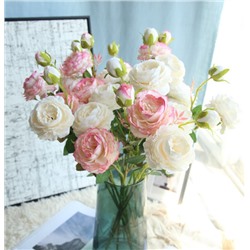 Искусственные цветы ( набор 10 веточек, можно собрать свой уникальный букет из разных цветов) Цвета: бело-розовый, красный, розовый, молочный, малиновый, белый, светло-розовый