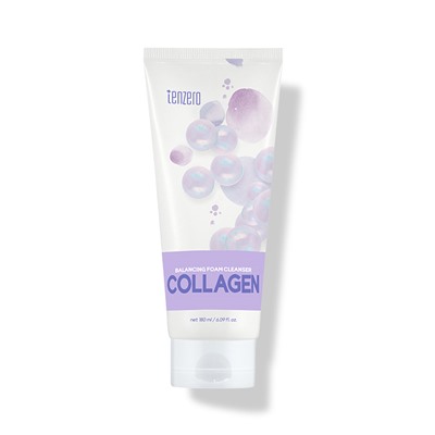 TENZERO BALANCING FOAM CLEANSER - COLLAGEN Пенка для умывания с коллагеном 180мл