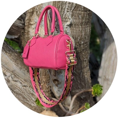 AB.Z PELLE GLORIA (650) fuxia+CINTURON BOLSOS (140)-25 (3) АКЦИЯ