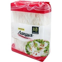 MIDORI Rice noodles Лапша рисовая мелкая 450г