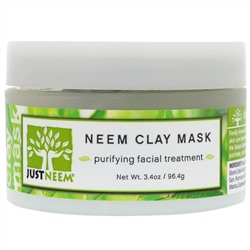 Just Neem, Neem Clay Mask, 3.4 oz (96.4 g)