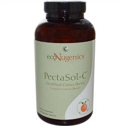 Econugenics, PectaSol-C, Модифицированный Цитрусовый Пектин 270 овощных капсул