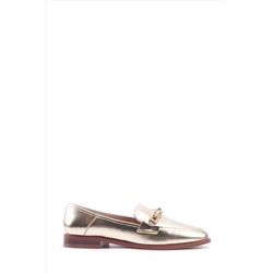 Nine West, CHANNA 4FX Altın Kadın Loafer