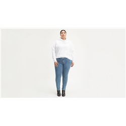 711 Skinny Laser Printed Women's Jeans (Plus Size)