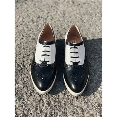 BDA · 6180 negro+Ab.Zapatos PELLE Milan (930) blanco АКЦИЯ
