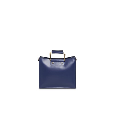 Bolso de piel Gari Azul marino