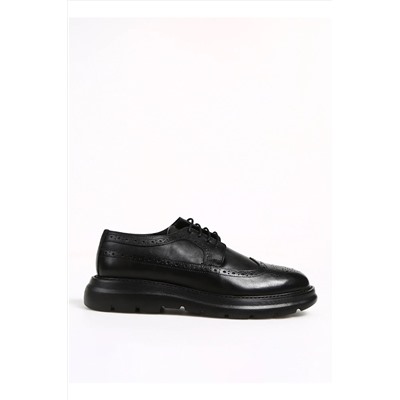 Fabrika Deri Siyah Erkek Klasik Ayakkabı CAYAS 5003043337