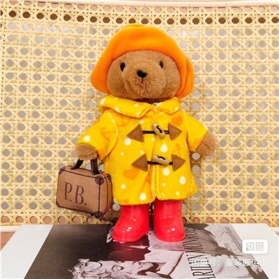 Британский медведь Пад*дингтон супер милая плюшевая кукла игрушка в подарочной коробке