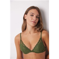 Sujetador INTUITIVE  halter encaje verde