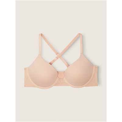 PINK Wear Everywhere Front-Close T-Shirt Lightly Lined Bra