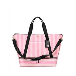 VICTORIA'S SECRET Signature Stripe Weekender