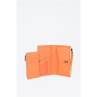 Monedero Bea Beige y naranja