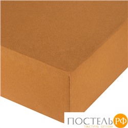 Простынь на резинке трикотажная  (PT коричневый) 160х200