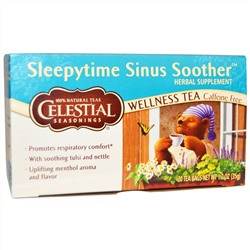 Celestial Seasonings, Sleepytime Sinus Soother, Wellness Tea, 20 Bags (8 fl oz) Each