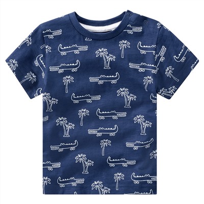 Baby T-Shirt mit Allover-Print