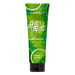 CONSLY Seaweed &amp; Matcha Shampoo for Strength &amp; Shine Шампунь с экстрактами водорослей и зеленого чая Матча для силы и блеска волос 250мл