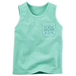 Garment-Dyed Graphic Pocket Tank | Carter's