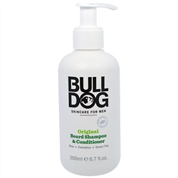 Bulldog Skincare For Men, Original Шампунь и Кондиционер для Бороды, 6,7 жидк.унций (30 мл)