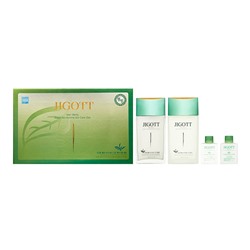 JIGOTT WELL-BEING GREEN TEA HOMME SKIN CARE 2SET Набор: Мужской лосьон для лица с экстрактом зелёного чая, Мужской тонер для лица с экстрактом зелёног 150мл+150мл+30мл+30мл