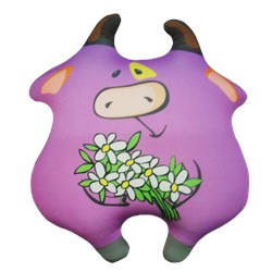 Игрушка Корова Милашка фиолетовая