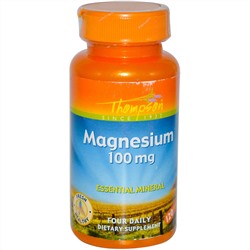 Thompson, Магний, 100 мг, 120 таблеток