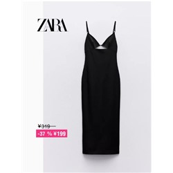 ZAR*A Женское эластичное платье открытого дизайна