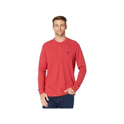 U.S. POLO ASSN. Long Sleeve Solid Thermal Henley
