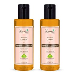 Luster Citrus Orange Herbal Face Wash Гель для умывания с экстрактами цитрусовых 110мл