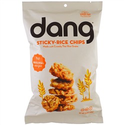 Dang Foods LLC, Чипсы из клейкого риса, оригинальный рецепт, 3,5 унций (100 г)