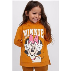 Hoodie mit Print Orange/Minnie Maus