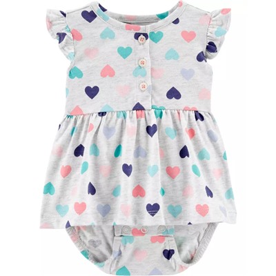 Carter's | Baby Ruffle Gingham Jersey Sunsuit