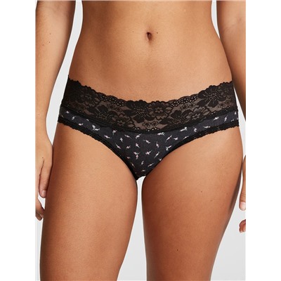 PINK WINK LACE-TRIM HIPHUGGER PANTY