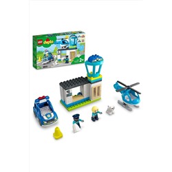 LEGO ® DUPLO® Kurtarma Polis Merkezi ve Helikopter 10959 - Yaratıcı Oyuncak Yapım Seti (40 Parça) bricksatis10959