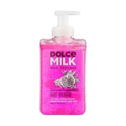 DOLCE MILK
      
      Антибактериальное жидкое мыло для рук «Гранат-хит-парад & Ревень-каждый-день»