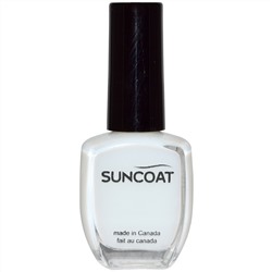 Suncoat, Water-Based Nail Polish, Clear Base/Top Coat, 0.43 fl oz (13 ml)
