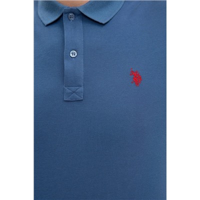 Erkek Açık Lacivert Basic Polo Yaka Tişört