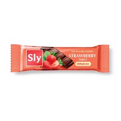 Sly Шоколад с клубникой без добавления сахара 25г