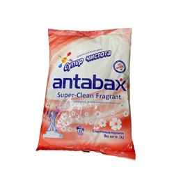 Универсальный Суперочищающий стиральный порошок 1КГ для цветного белья ANTABAX (Розовая Упаковка)