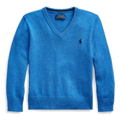 Boys 2-7 Cotton V-Neck Sweater