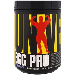 Universal Nutrition, Egg Pro, растворимый протеин яичного белка, ваниль, 1 фунт (454 г)