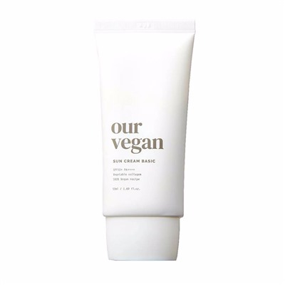 Веганский солнцезащитный крем с коллагеном Manyo Our Vegan Sun Cream Basic SPF 50+ PA++++ 50 ml