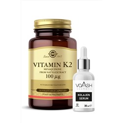 Solgar Vitamin K2 100mcg 50 Kapsül (hedıye Kolajen Serum 30 ml ) hızlıgeldi003006