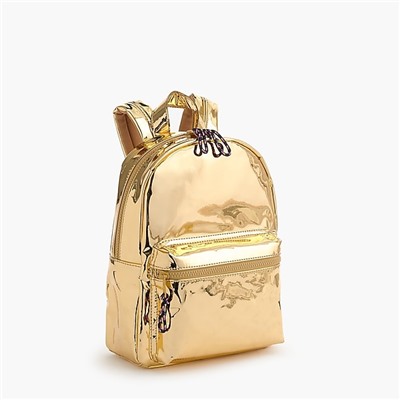 Girls' metallic mini backpack