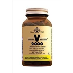 Solgar Vm 2000 Multi Vitamin 60 Tablet 033984011878