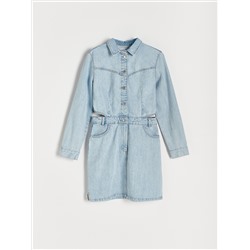 Kleid aus Denim