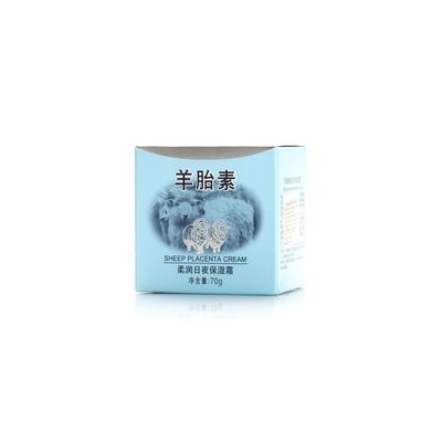 Увлажняющий антивозрастной крем для лица с овечьей плацентой Sheep Placenta от Caimei 70 гр / Caimei Sheep Placenta Blue Moisturizing Cream 70g