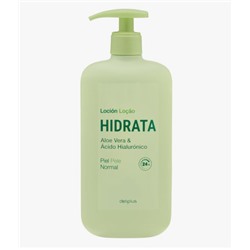 Loción corporal Hidrata Deliplus aloe vera y ácido hialurónico piel normal Bote 600 g | 0,284 €/100 ml