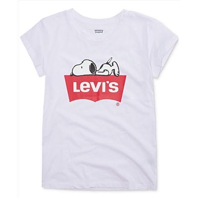 Levi's Toddler Girls Sleepy Snoopy T-Shirt